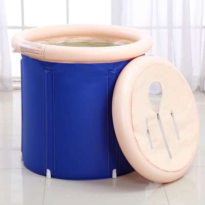 New design hot sale indoor folding durable pvc sauna bathtub