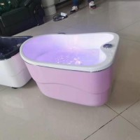 Acrylic Led Light Swimming Pool Bath Plastic Rectangular Small Pet Spa Bathtub