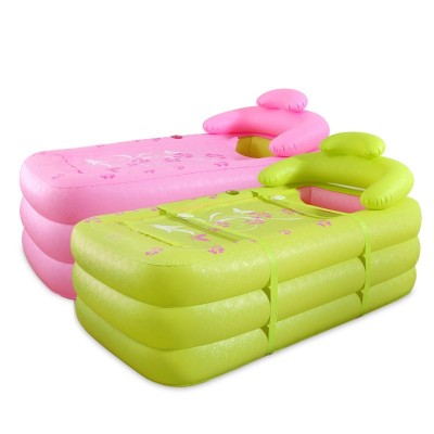 Inflatable adult folding plastic pvc bathtub for adult