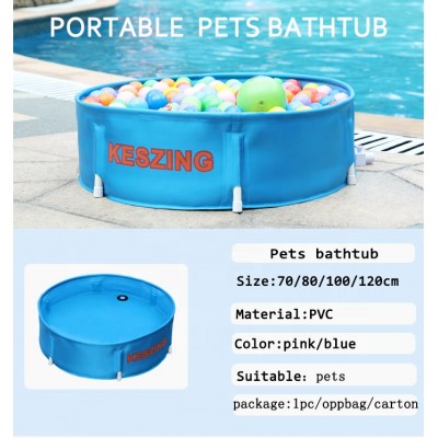 2019 New Design Plastic Foldable Pet Dog Cat Spa Bathtub