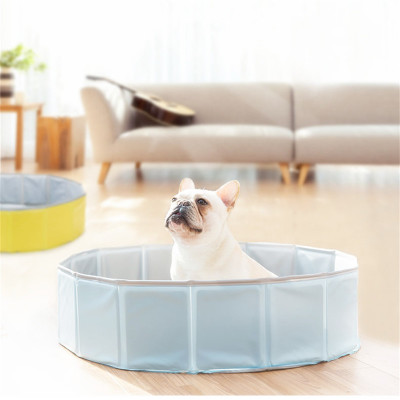 Plastic Large foldable dogs bathtub pet swimming pool