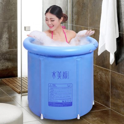 PVC portable bathtub tub simple and easy to fold