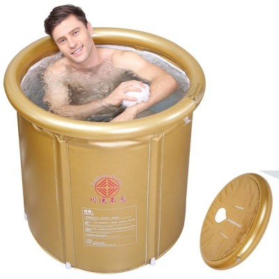 Adult size comfortable inflatable massage sauna spa bathtub